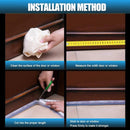 Goma burlete autoadhesivo para puertas, antipolvo. 5m x 25 mm