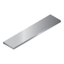 Platina decorativa 2". Espesor 3.00 mm Largo 5.85 mts. Material 6063-T5. Acabado Anonizado Silver