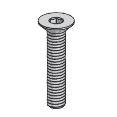 (caja 100) 6/32 X 1/2  TORN. CAB. PLANA ALLE INOX  FH SOC CAP 18-8.