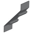 Lama de Louver en foma de Z 50MM. Espesor 1.3 mm. Largo 5.85 mts. Acabado Anodizado Silver