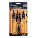 Pinza para seguros de anillos  de 6" Cr-V Acabado negro