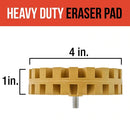 Disco De Caucho Para Eliminar Vinyl De Superficies, Adaptable A Taladros.