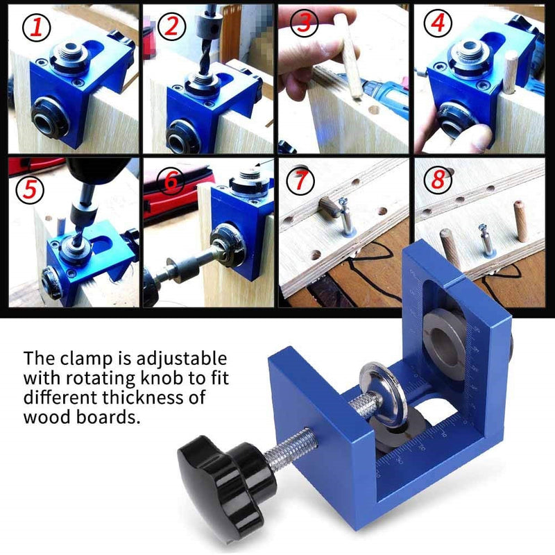 Kit Plantilla localizador de agujero para madera 8/15mm