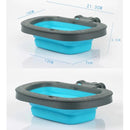 Tazon de Silicona plegable para mascotas. Color Azul. Capacidad de 500ml