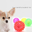 Pelota para Perro con luz LED y sonido. Colores Surtidos. Tamaño 6cm