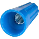 (100 Unidades) Conectores Para Cables Electricos De Color Azul #14 A #16. Material Plastico.