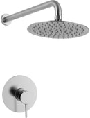 Ducha kit con mezclador monomando para empotrar redondo. NESSATI