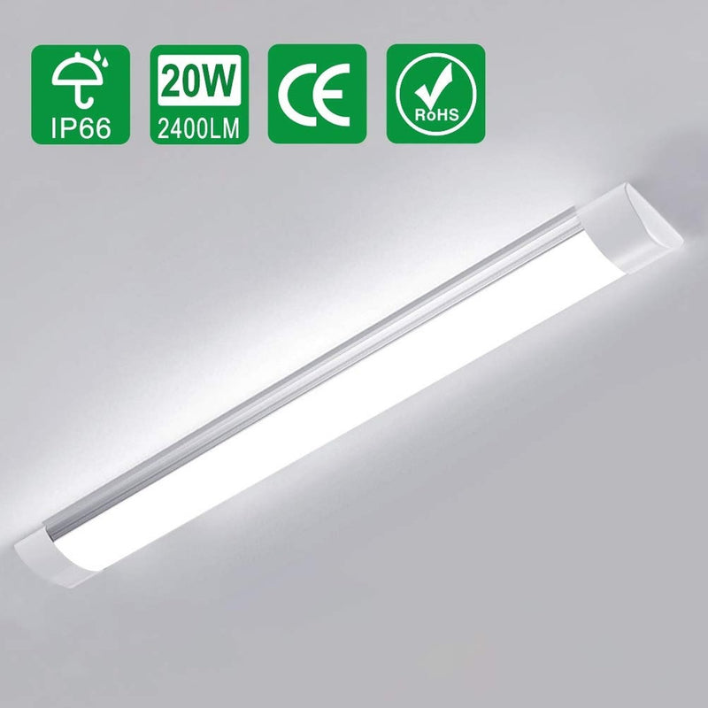 Lampara LED Rectangular De Sobreponer. 27 Watt. 120Volt. 60Hz. Luz Calida (2700K) 2000 Lumens.