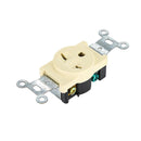 Tomacorriente Sencillo. 2 Polos/3Wire. Nema 5-15R. 20A-220Volt. 60Hz. Incluye Tornillos.