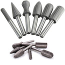 Juego 6 Fresas Limas rotativas TCT de vástago 6mm. Para MotorTool, Dremel o taladro para madera.