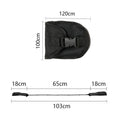 Motosierra de corte manual de cadena con bolsa protectora.