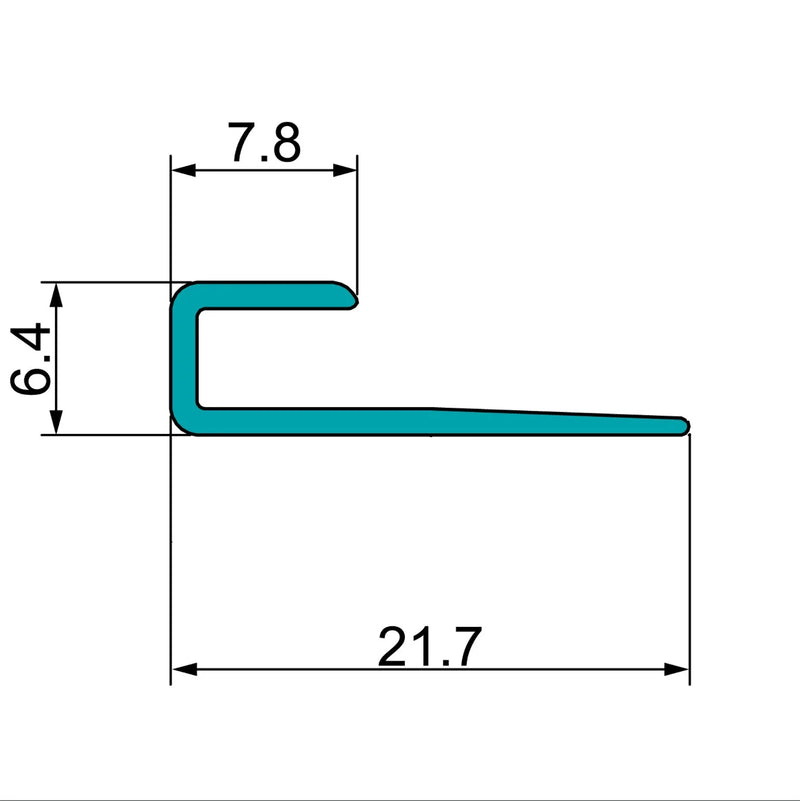 Perfil C Remate Lateral-Inferior-Superior para Alternative Wall (Pared / Cielo Raso)