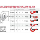 Repuesto De Disco Rueda De Acero Para Cortador De Tuberia De Gran Velocidad. Dimensiones: 27 X 6.3 X