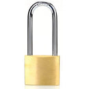 Candado de laton mediano grillete largo 38x33x13mm 145grs