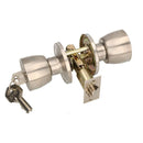 Cerradura pomo  bronce antiguo 60mm grosor puerta 30-45mm