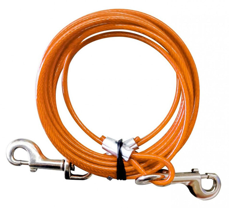 Cable cadena para perros 85lbs 6mts uso pesado. Dia 3mm