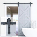 Kit De Herrajes Para Puertas Corredizas De Madera De Montaje Lateral En Forma De J