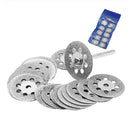 Discos de corte diamantados para MotorTool o Dremel, 10Pcs 22mm