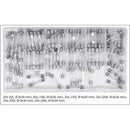 Fusibles de vidrio para carros surtidos 92pzas