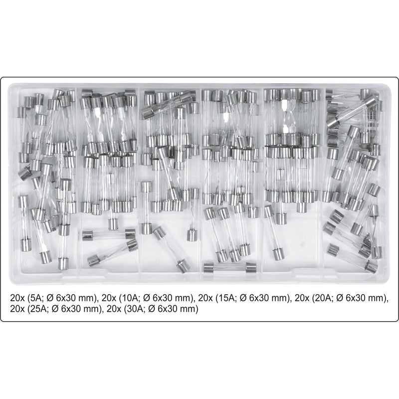 Fusibles de vidrio para carros surtidos 92pzas