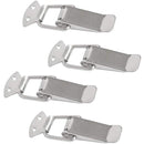 (Juego De 4 Piezas) Cerraduras De Palanca Con Resorte. Largo 110Mm/4.3" Ancho 36Mm/1.41". Acero Inox