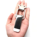 (Juego De 4 Piezas) Cerraduras De Palanca Con Resorte. Largo 110Mm/4.3" Ancho 36Mm/1.41". Acero Inox