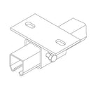 Soportes de rieles a techo para atornillar.