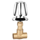 Llave o maneral de ducha sencillo cuello largo bronce. 450 gr. NESSATI