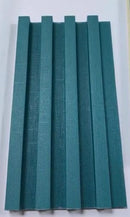 Lámina Acanalada Decorativa WPC BlueGreen 24X160x2900 mm