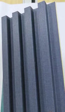 Lámina Acanalada Decorativa WPC Dark Grey 24X160x2900 mm