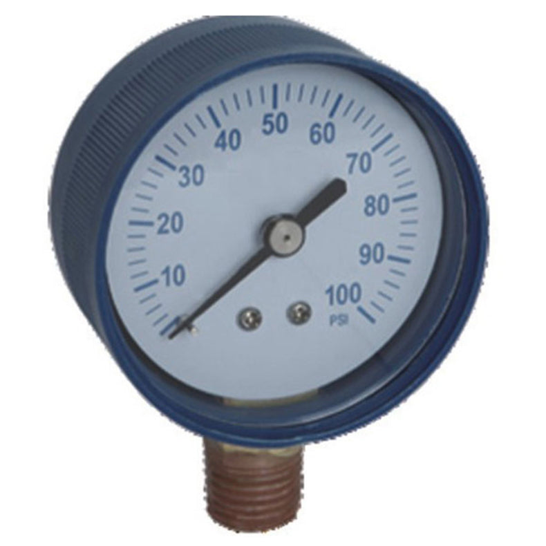 Manómetro medidor presión agua bombas 0-200PSI Brady. NESSATI