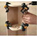 (4 Pzas) Abrazaderas De Esquina Para Angulos De 90º Con Clip De Fijacion.