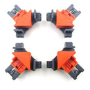 (4 Pzas) Abrazaderas De Esquina Para Angulos De 90º Con Clip De Fijacion.