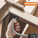 Extensión flexible metálica para taladro. Tamaño 20cm