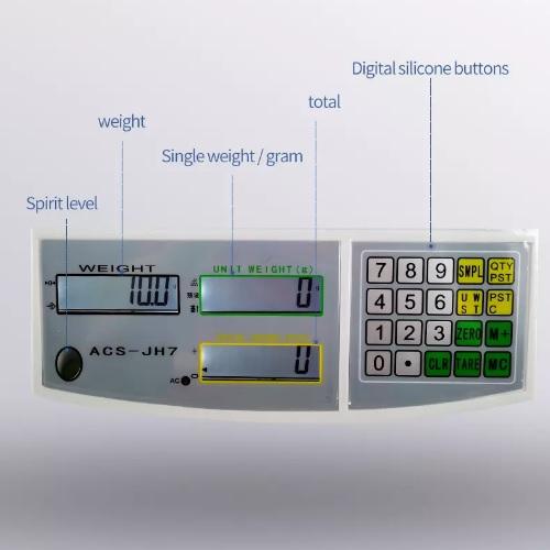 Balanza De Peso Y Contadora Digital De Alta Precisión. 1Gr - 30Kg.– Carbone  Store CR