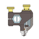 Cabeza De Corte De Repuesto Completa 145° Para Vidrios De 6-12Mm.
