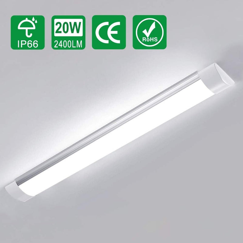 Lampara LED Rectangular De Sobreponer. 9 Watt. 120Volt. 60Hz. Luz Blanca (6400K) 700 Lumens.