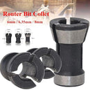 (3 pcs) Adaptadores de vastagos para Motortool o Routers. Medidas: 6mm, 6.35mm, 8mm