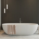 Lámina acanalada decorativa  WPC Matt black 25x195x2900 mm