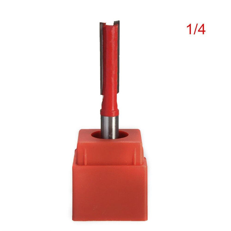 Punta de router recta 1/4*1/4. Vastago de 1/4"