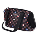 Bolsa  estilo cartera para transportar a tus mascotas. Color Chocolate. Tamaño42x25x23cm