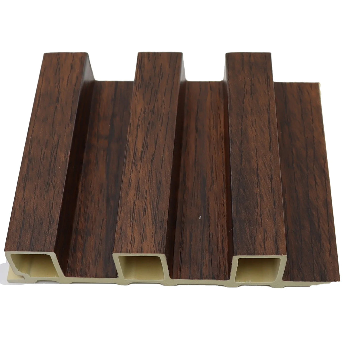 Lámina Acanalada Decorativa WPC Dark Wood Big 25X195x2900 Mm