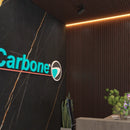 Lámina acanalada decorativa  WPC Dark wood big 25x195x2900 mm