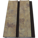 Lámina acanalada decorativa PS Light old wood 12x120x2900 mm