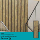 Lámina acanalada decorativa PS Light old wood 12x120x2900 mm