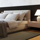 Lámina acanalada decorativa PS Matt black 12x120x2900 mm