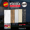 Piedra Flexible Roble panel 570 x 270 mm (2.5 - 3.3mm) 30 Pc/ box (4.62m2)