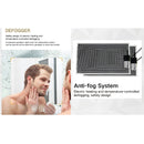 Espejo rectangular con luz led y sistema antiempañante (Alto 70 cm x Largo 50 cm)