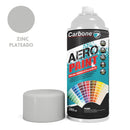 Pintura aerosol en Spray Zinc plateado 280ml. Interiores y exteriores alta calidad