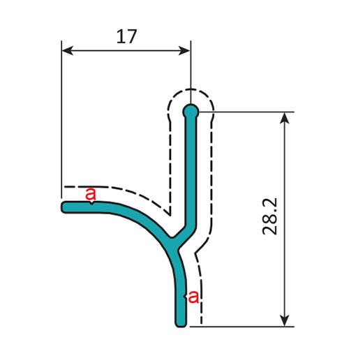 Marco Mosquitera Acople Con U002, U003, U041. Espesor 1.4 Mm. Largo 5.85 Mts. Acabado Lacado Blanco.